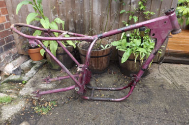 BSA C15 C frame 1965