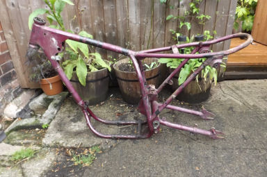 BSA C15 C frame 1965