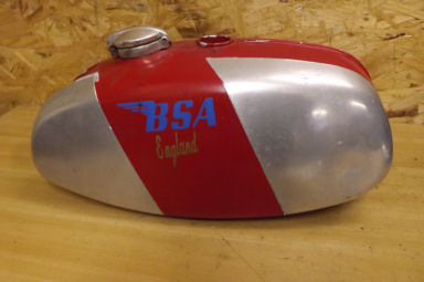 BSA B50 MX alloy petrol tank