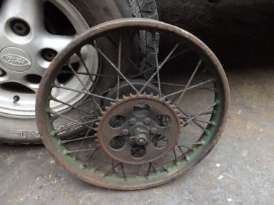 BSA rear wheel 1928