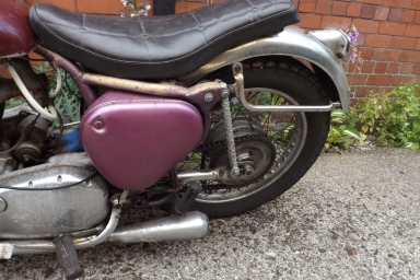 BSA A10/Super rocket engine 1960