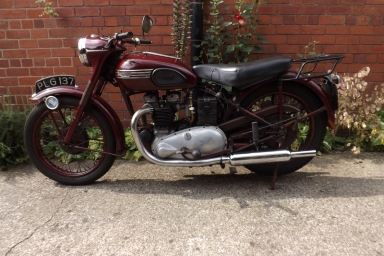 Triumph Speedtwin sprung hub 1952