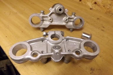 BSA B50 MX fork yokes