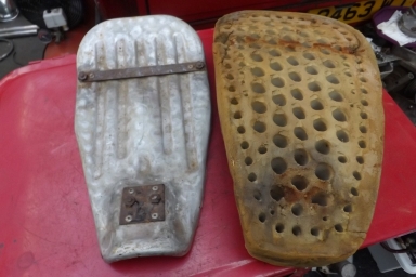 BSA B50MX seat base and foam