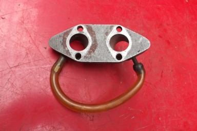 Norton Dominator twin carb manifold