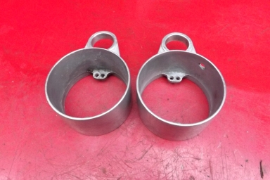 Norton Commando alloy clock holders