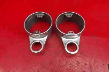 Norton Commando alloy clock holders