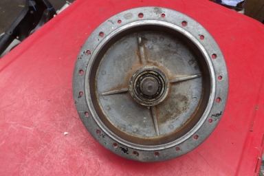 Royal Enfield dual sided front brake hub