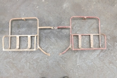 Royal Enfield genuine rear panier frames 1950's