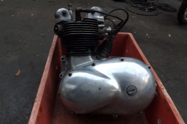 Triumph 3TA engine 1961