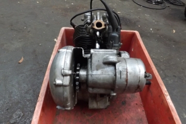 Triumph 3TA engine 1961