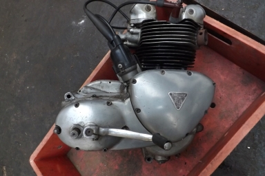Triumph 3TA engine 1961