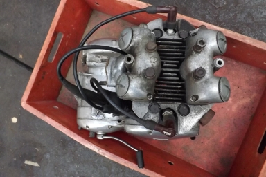 Triumph 3TA engine 1961