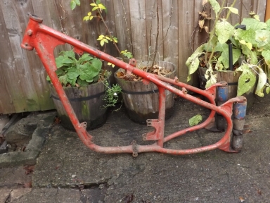 BSA Bantam D1 plunger frame with v5