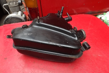 Triumph Trident T150 oil tank with cutaway for Webber carb