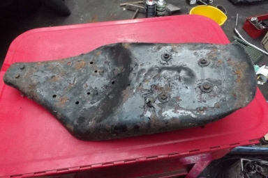 Triumph Tiger Cub plunger seat base