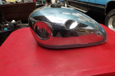 BSA A10 Super Rocket export petrol tank