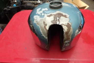 BSA A10 Super Rocket export petrol tank