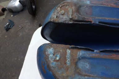 Triumph pre unit Thunderbird petrol tank