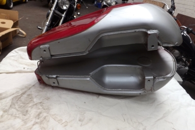 Triumph T100ss petrol tank 1965