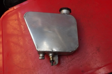 Triumph Tiger cub trials alloy oiltank