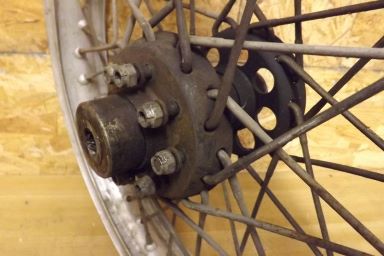 Harley Davidson early front wheel