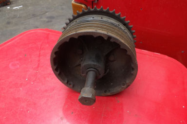 BSA A10 rear hub with sprocket and spindle